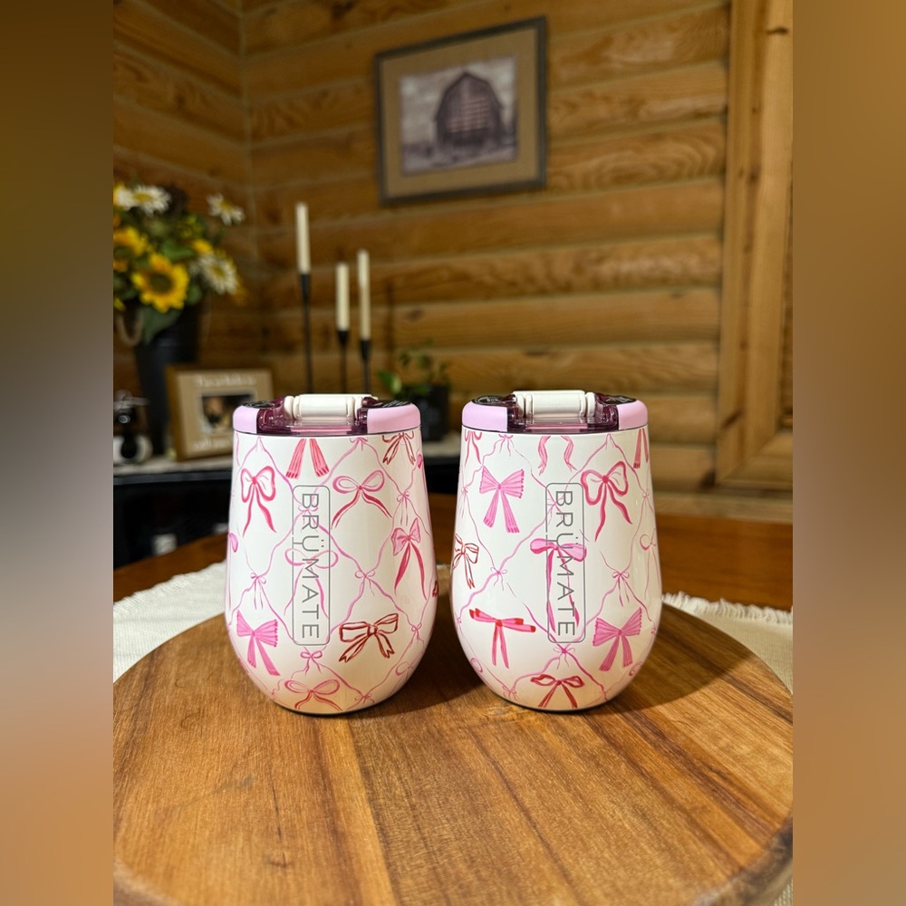 BOWS * 100% LEAKPROOF * Brumate 14oz UNCORK’D Wine Tumbler * SET OF 2